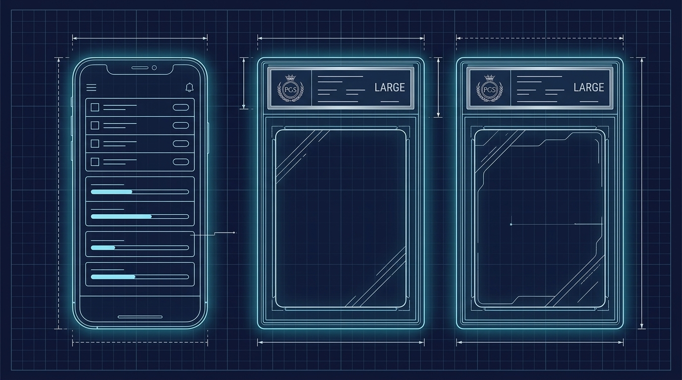 Blueprint of shop dashboard and PGS slabs