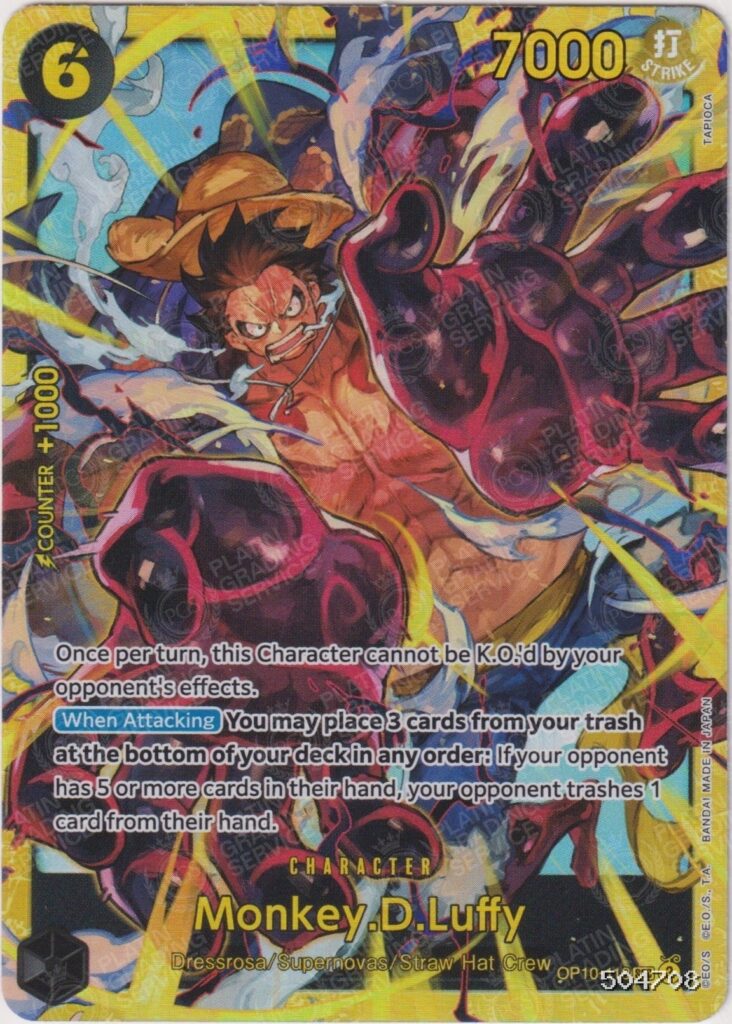 FusionArt™-Slab: MONKEY D. LUFFY, Note 10